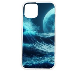 Moonlight High Tide Storm Tsunami Waves Ocean Sea Iphone 12 Pro Max Tpu Uv Print Case