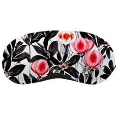 Beautiful Elegant Botanical Flowers Sleeping Mask