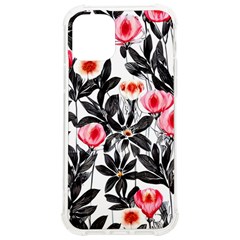 Beautiful Elegant Botanical Flowers Iphone 12/12 Pro Tpu Uv Print Case by GardenOfOphir