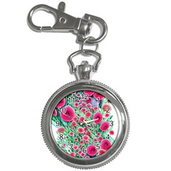 Bounty Of Brilliant Blooming Blossoms Key Chain Watches