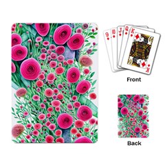 Bounty Of Brilliant Blooming Blossoms Playing Cards Single Design (rectangle) by GardenOfOphir