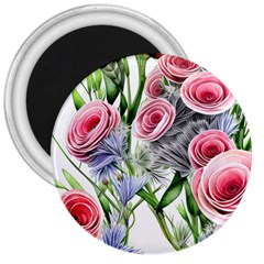 Captivating Coral Blooms 3  Magnets by GardenOfOphir