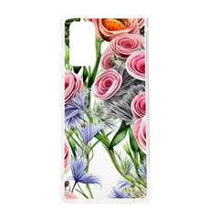 Captivating Coral Blooms Samsung Galaxy Note 20 Tpu Uv Case by GardenOfOphir