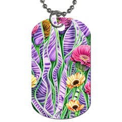 Beloved Bell-shaped Blossoms Dog Tag (two Sides)