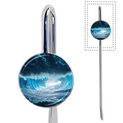 Thunderstorm Storm Tsunami Waves Ocean Sea Book Mark by Ravend