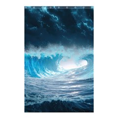 Thunderstorm Storm Tsunami Waves Ocean Sea Shower Curtain 48  X 72  (small) 