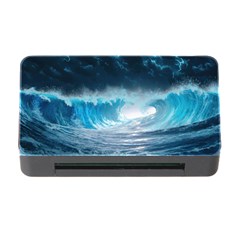 Thunderstorm Storm Tsunami Waves Ocean Sea Memory Card Reader With Cf by Ravend