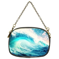 Tsunami Waves Ocean Sea Nautical Nature Water Nature Chain Purse (one Side) by Ravend