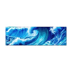 Tsunami Tidal Wave Ocean Waves Sea Nature Water Blue Painting Sticker Bumper (10 pack)