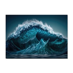 Tsunami Waves Ocean Sea Water Rough Seas 6 Sticker A4 (10 Pack)