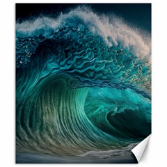 Tsunami Waves Ocean Sea Water Rough Seas 2 Canvas 20  X 24 