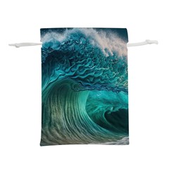 Tsunami Waves Ocean Sea Water Rough Seas 2 Lightweight Drawstring Pouch (m)