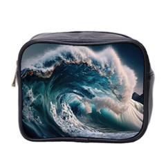 Tsunami Waves Ocean Sea Water Rough Seas 5 Mini Toiletries Bag (two Sides)