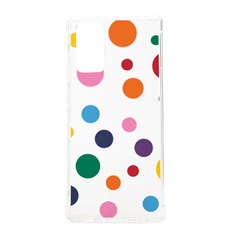 Polka Dot Samsung Galaxy Note 20 Tpu Uv Case by 8989