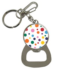 Polka Dot Bottle Opener Key Chain by 8989