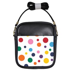 Polka Dot Girls Sling Bag by 8989