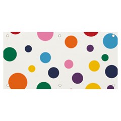 Polka Dot Banner And Sign 6  X 3  by 8989