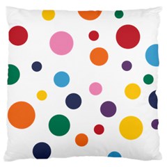 Polka Dot Large Cushion Case (two Sides) by 8989