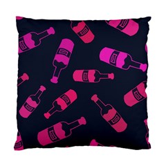 Wine Wine Bottles Background Graphic Standard Cushion Case (one Side)