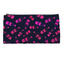 Wine Wine Bottles Background Graphic Pencil Case