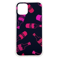 Wine Wine Bottles Background Graphic Iphone 12/12 Pro Tpu Uv Print Case by Ravend