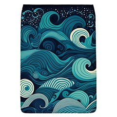 Waves Ocean Sea Abstract Whimsical Abstract Art Removable Flap Cover (l)