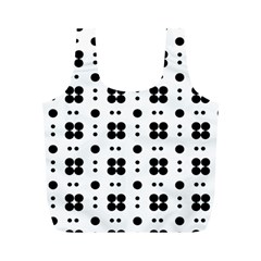 Polka Dot  Svg Full Print Recycle Bag (m)