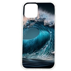 Tsunami Waves Ocean Sea Water Rough Seas Iphone 12 Pro Max Tpu Uv Print Case by Ravend