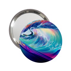 Waves Ocean Sea Tsunami Nautical Nature Water 2 25  Handbag Mirrors