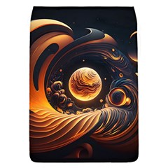 Ai Generated Swirl Space Design Fractal Light Abstract Removable Flap Cover (l)