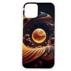 Ai Generated Swirl Space Design Fractal Light Abstract Iphone 12 Pro Max Tpu Uv Print Case by Ravend