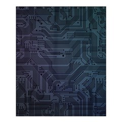 Circuit Board Circuits Mother Board Computer Chip Shower Curtain 60  X 72  (medium)  by Ravend