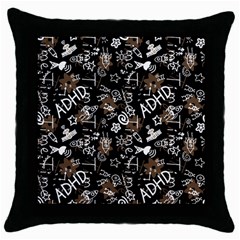 Background Pattern Graphic Beautiful Wallpaper Throw Pillow Case (black)
