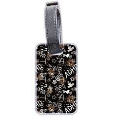 Background Pattern Graphic Beautiful Wallpaper Luggage Tag (two Sides)