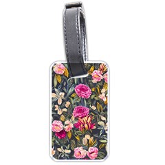 Astonishingly Beautiful Bluebells Watercolor Luggage Tag (one Side) by GardenOfOphir