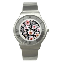 Bountiful Blossoms Stainless Steel Watch by GardenOfOphir