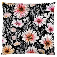 Bountiful Blossoms Standard Premium Plush Fleece Cushion Case (one Side) by GardenOfOphir