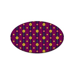 Purple Background Graphic Decor Backdrop Design Art Sticker Oval (100 Pack) by Ravend