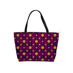 Purple Background Graphic Decor Backdrop Design Art Classic Shoulder Handbag by Ravend