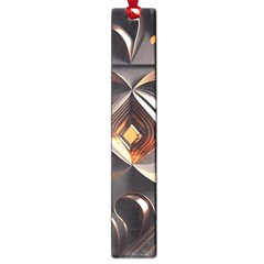 Ai Generated Swirls Space Design Fractal Light 3d Pattern Large Book Marks