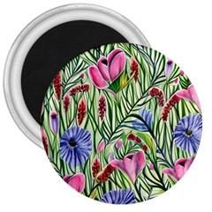 Celestial Watercolor Flower 3  Magnets by GardenOfOphir