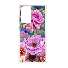 Broken And Budding Watercolor Flowers Samsung Galaxy Note 20 Ultra Tpu Uv Case by GardenOfOphir