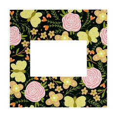 Flowers Rose Blossom Pattern Creative Motif White Box Photo Frame 4  X 6  by Ravend