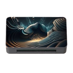 Ai Generated Swirl Space Design Fractal Light Memory Card Reader With Cf