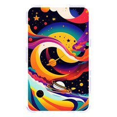 Ai Generated Moon Art Design Graphic Shape Memory Card Reader (rectangular) by Ravend