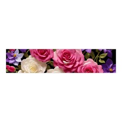 Ai Generated Roses Flowers Petals Bouquet Wedding Velvet Scrunchie