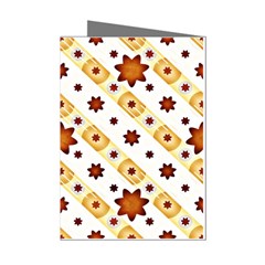 Background Floral Pattern Graphic Mini Greeting Cards (pkg Of 8)