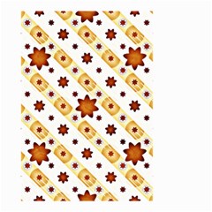 Background Floral Pattern Graphic Small Garden Flag (Two Sides)