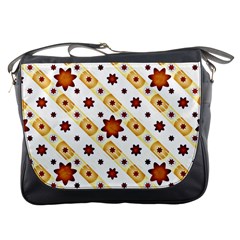 Background Floral Pattern Graphic Messenger Bag