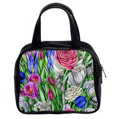 Celestial And Charming Florals Classic Handbag (two Sides) by GardenOfOphir